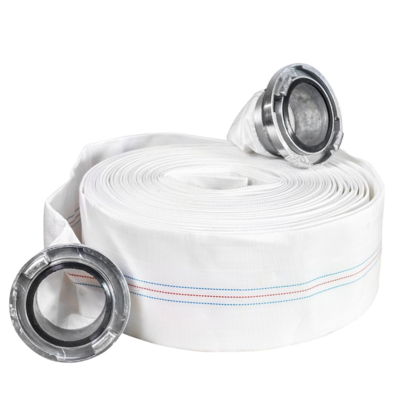 Pachet  Pompa pentru apa murdara DDT, cu plutitor si tocator , 3000 W , Adancime evacuare maxim 8 Metri, corp inox + Furtunul de pompier 2'' 20 m, 8 bari, cu cuple