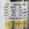 Pachet  Pompa submersibilă de adâncime DDT 4SP5/12 – 1.8 kW, 2.5 CP,8 m³/h, 90 m inaltimea de refulare , 12 turbine inox cu panou de control, rezistenta la nisip + Presostat electronic inteligent