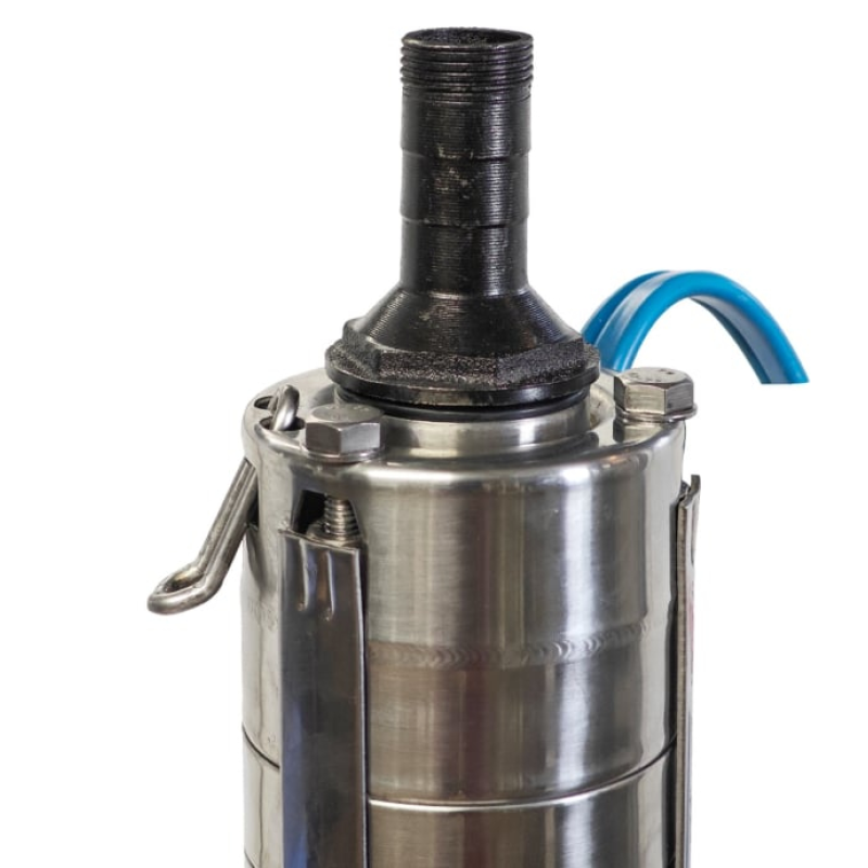 Pachet  Pompa submersibilă de adâncime DDT 4SP5/12 – 1.8 kW, 2.5 CP,8 m³/h, 90 m inaltimea de refulare , 12 turbine inox cu panou de control, rezistenta la nisip + Presostat electronic inteligent