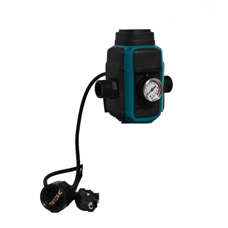 Pachet  Pompa submersibilă de adâncime DDT 4SP5/12 – 1.8 kW, 2.5 CP,8 m³/h, 90 m inaltimea de refulare , 12 turbine inox cu panou de control, rezistenta la nisip + Presostat electronic inteligent