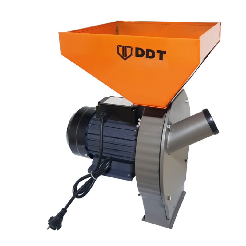 Pachet  Moara cereale, uruiala si stiuleti, 3.5 Kw + Batoza/Masina de porumb electrica pentru curatat porumb, DDT Profi, motor inclus, 1500 W, 800 kg/h, Buton on/off