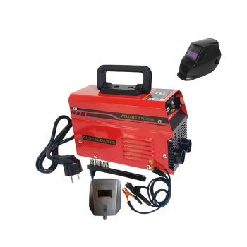 Pachet  Aparat de Sudura tip Invertor, Global Dawer, Mini 200, 200 A + Masca Sudura Automata cu Reglaj si Cristale