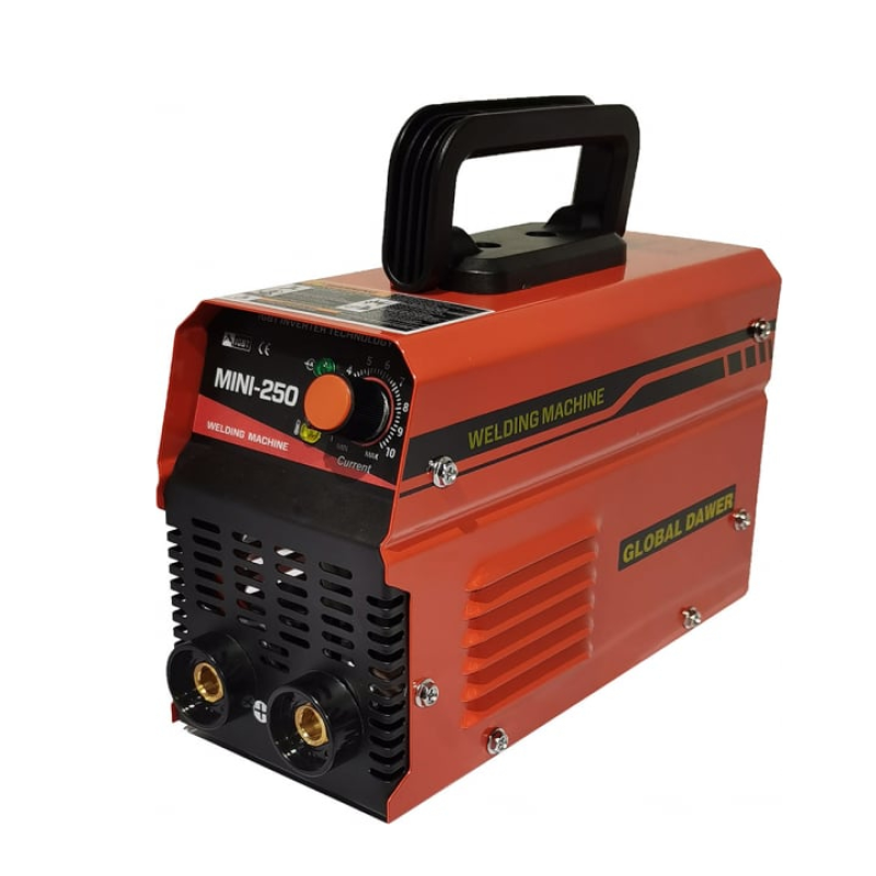 Pachet  Aparat de Sudura tip Invertor, Global Dawer, Mini 250, 250 A + Masca Sudura Automata cu Reglaj si Cristale