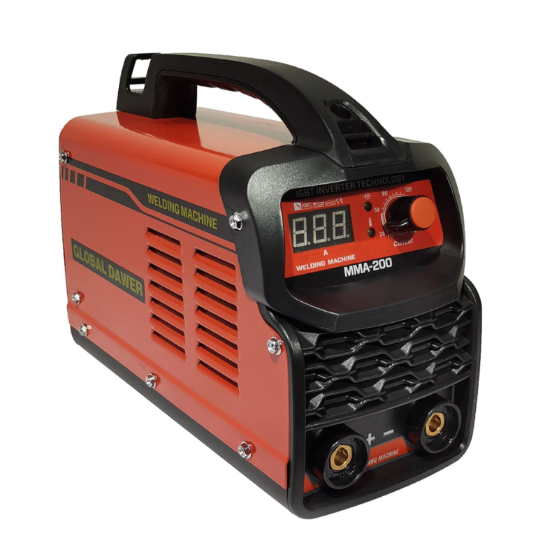 Pachet Aparat de Sudura tip Invertor, Global Dawer, MMA 200 + Masca Sudura Automata cu Reglaj si Cristale