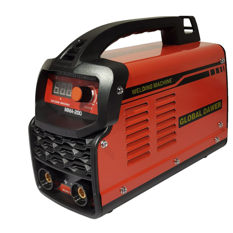 Pachet Aparat de Sudura tip Invertor, Global Dawer, MMA 200 + Masca Sudura Automata cu Reglaj si Cristale