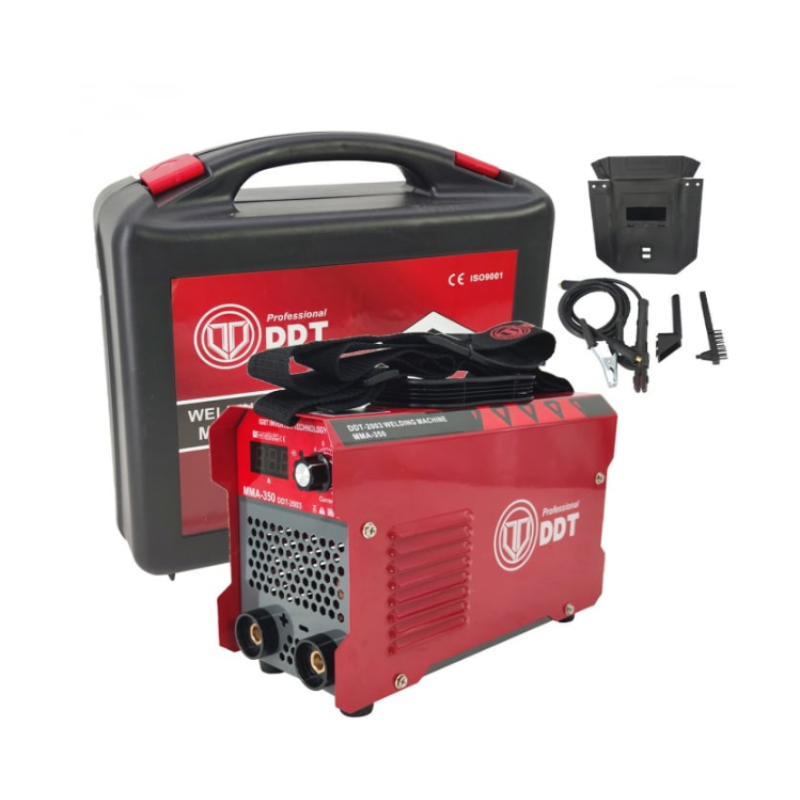 Pachet Aparat de sudura tip invertor, DDT PROFESSIONAL DDT-2003, MMA 350A, afisaj electronic LCD + Masca Sudura Automata cu Reglaj si Cristale
