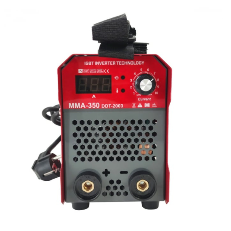 Pachet Aparat de sudura tip invertor, DDT PROFESSIONAL DDT-2003, MMA 350A, afisaj electronic LCD + Masca Sudura Automata cu Reglaj si Cristale