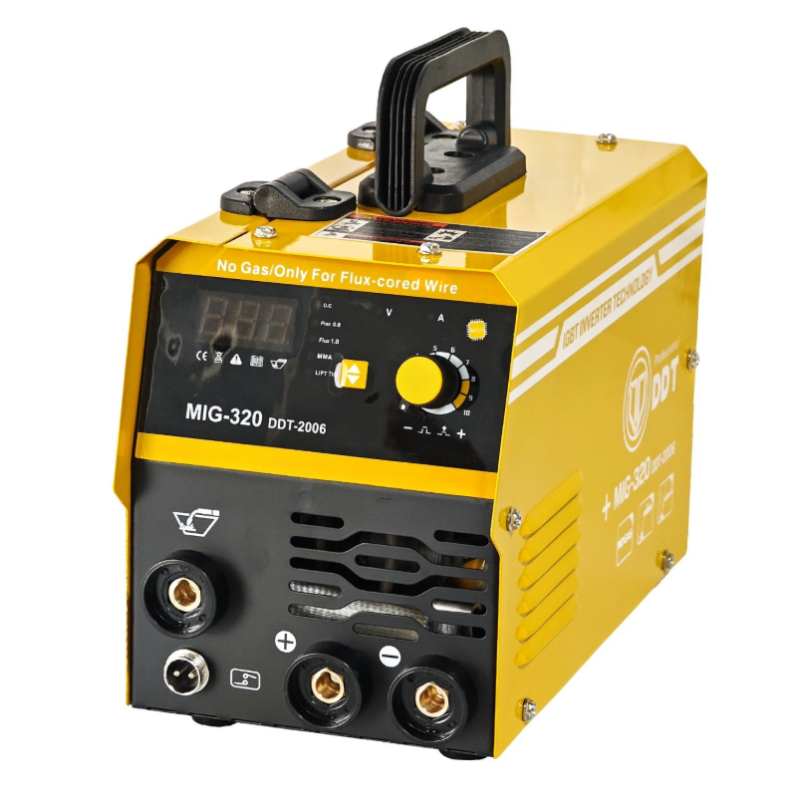 Pachet  Invertor/Aparat de sudura MIG/MMA DDT PROFESIONAL cu Electrozi si Sarma, 220 V, 320A + Masca de sudura cu cristale