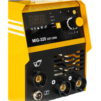 Pachet  Invertor/Aparat de sudura MIG/MMA DDT PROFESIONAL cu Electrozi si Sarma, 220 V, 320A + Masca de sudura cu cristale