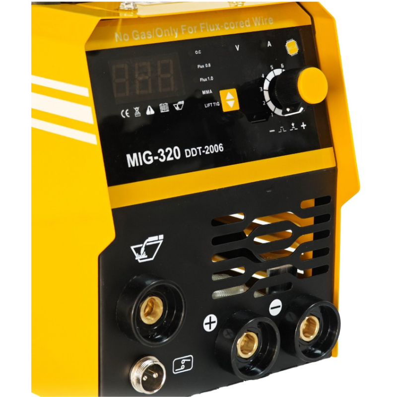 Pachet  Invertor/Aparat de sudura MIG/MMA DDT PROFESIONAL cu Electrozi si Sarma, 220 V, 320A + Masca de sudura cu cristale