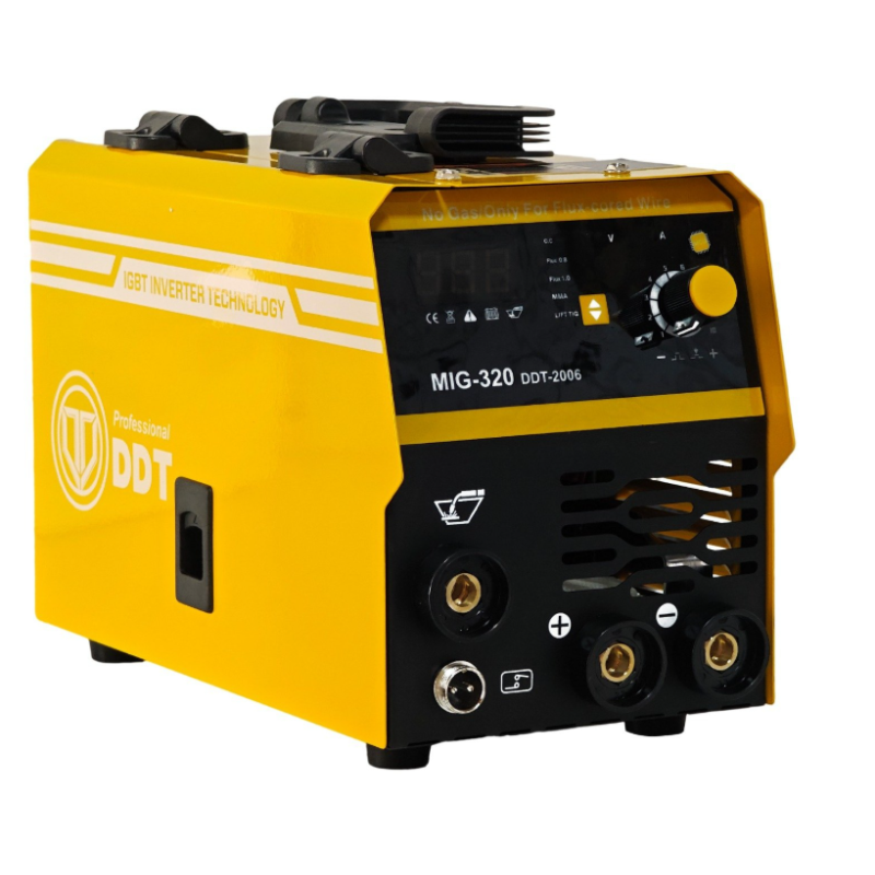 Pachet  Invertor/Aparat de sudura MIG/MMA DDT PROFESIONAL cu Electrozi si Sarma, 220 V, 320A + Masca de sudura cu cristale