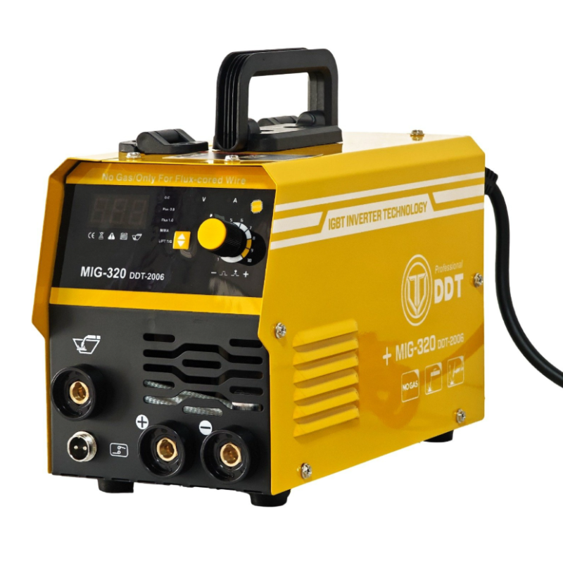 Pachet  Invertor/Aparat de sudura MIG/MMA DDT PROFESIONAL cu Electrozi si Sarma, 220 V, 320A + Masca de sudura cu cristale