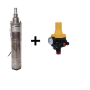 Pachet  Pompa submersibila, DDT, QGD120 , 1.1 kW, Inox, 3 m³/h, 120 + Prescontrol LS6