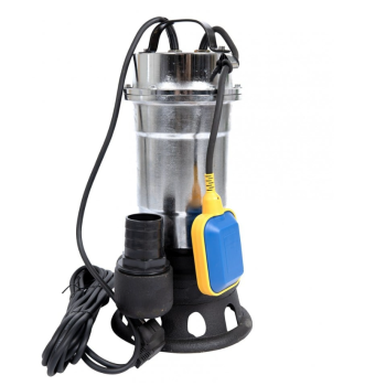 Pachet  Pompa pentru apa murdara cu plutitor fara tocator, DDT, Inox, SWP2550F, 2550 W, 25 mc/h + Furtunul de pompier 2'' 20 m, 8 bari, cu cuple