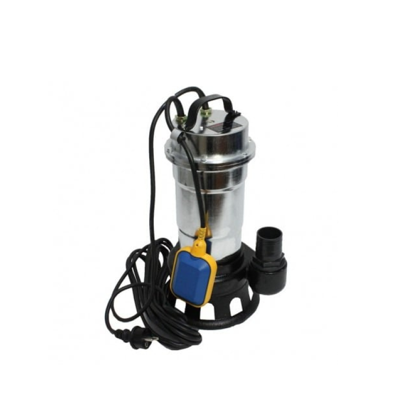 Pachet  Pompa pentru apa murdara cu plutitor fara tocator, DDT, Inox, SWP2550F, 2550 W, 25 mc/h + Furtunul de pompier 2'' 20 m, 8 bari, cu cuple