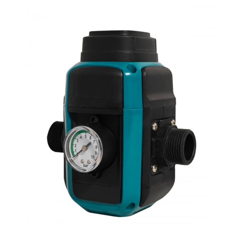 Pachet  Pompa submersibila de mare adancime, DDT, 4SDM3-16, 2200 W, 16 turbine, 10 m³/h Inox, 30 m cablu + Presostat electronic inteligent digital reglabil DDT