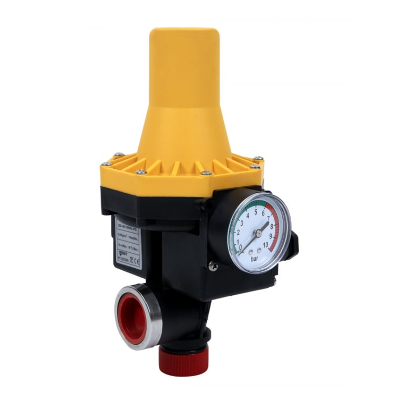 Pachet Pompa submersibila de mare adancime, DDT, QJD12-120-1.8, 1800 W, 8 m³/h, 12 turbine, Inox + Presostat electronic automat DDT LS6, 1.1kW, 10 bar