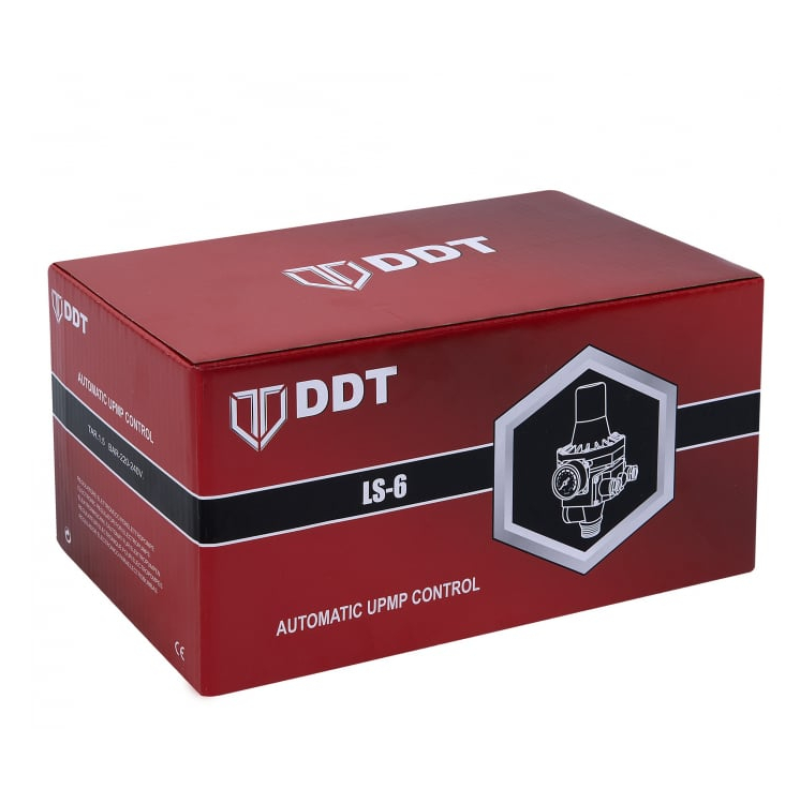 Pachet Pompa submersibila de mare adancime, DDT, QJD12-120-1.8, 1800 W, 8 m³/h, 12 turbine, Inox + Presostat electronic automat DDT LS6, 1.1kW, 10 bar