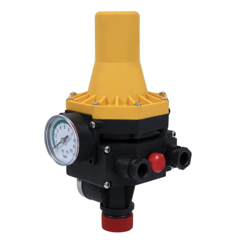 Pachet Pompa submersibila de mare adancime, DDT, QJD12-120-1.8, 1800 W, 8 m³/h, 12 turbine, Inox + Presostat electronic automat DDT LS6, 1.1kW, 10 bar