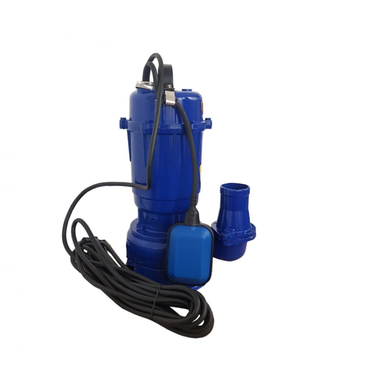 Pachet  Pompa apa murdara submersibila cu tocator si plutitor, DDT, WQCD, 2200 W, 8 m³/h + Furtunul de pompier 2'' 20 m, 8 bari, cu cuple + Furtun de pompier 2'' 20 m