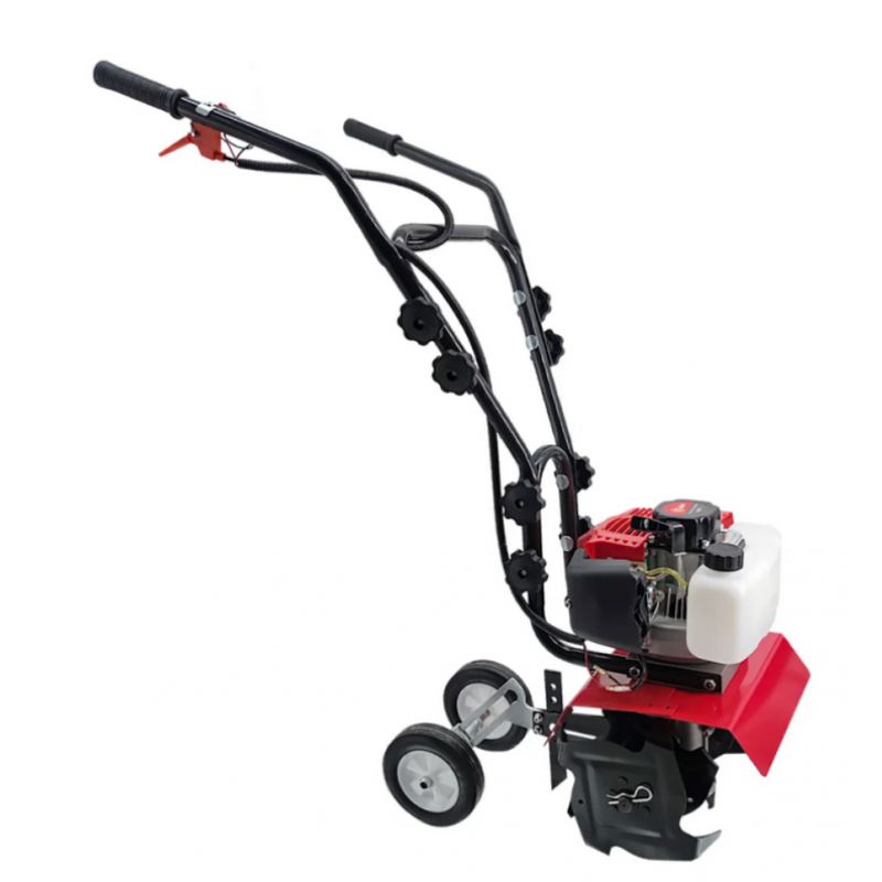 Cultivator / Motosapa pe benzina , motor 2 timpi , latime de lucru 25 cm , 52 cc , 4 cutite