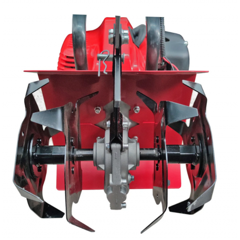 Cultivator / Motosapa pe benzina , motor 2 timpi , latime de lucru 25 cm , 52 cc , 4 cutite
