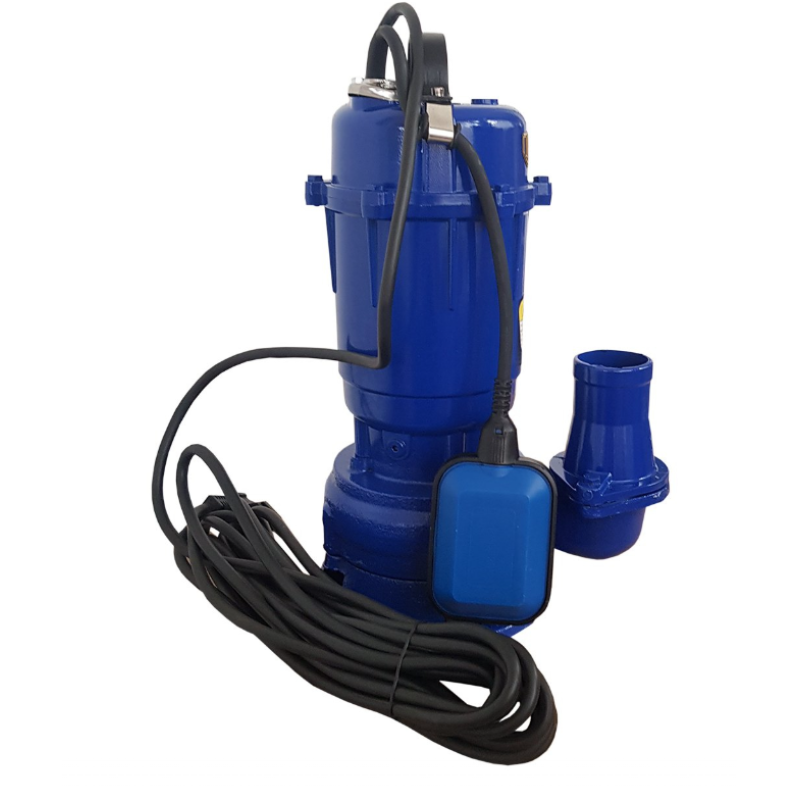 Pachet  Pompa apa murdara submersibila cu tocator si plutitor, DDT, WQCD, 2200 W, 8 m³/h + Furtunul de pompier 2'' 20 m, 8 bari, cu cuple