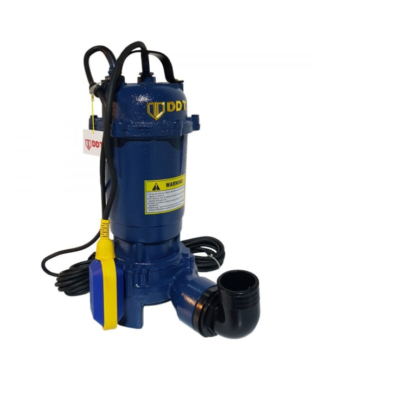 Pachet  Pompa submersibila cu tocator si plutitor, DDT, WQD10, 2600W + Furtunul de pompier 2'' 20 m, 8 bari, cu cuple