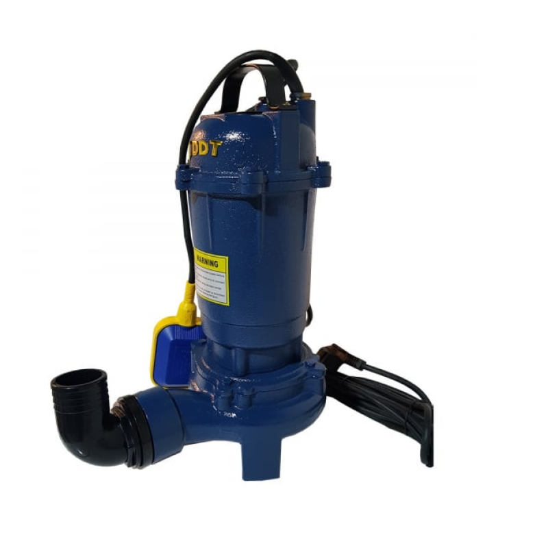 Pachet  Pompa submersibila cu tocator si plutitor, DDT, WQD10, 2600W + Furtunul de pompier 2'' 20 m, 8 bari, cu cuple