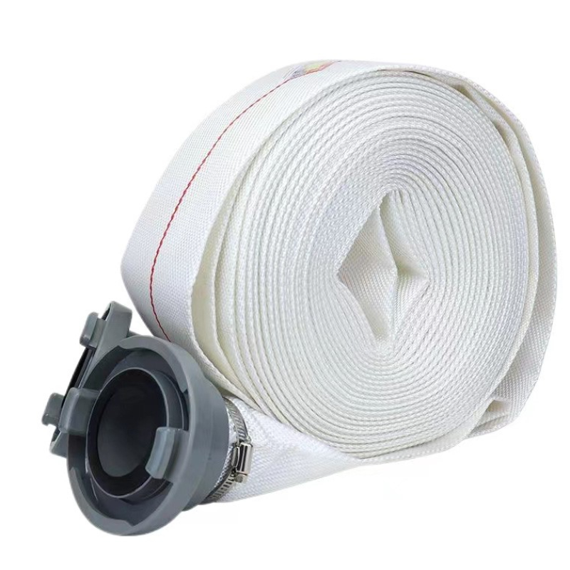 Pachet Pompa submersibila cu dublu tocator pentru apa murdara, DDT, V1500T, 1500W Inox + Furtunul de pompier 2'' 20 m, 8 bari, cu cuple