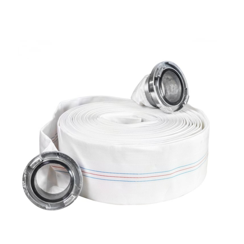 Pachet  Pompa apa murdara din fonta DDT rosie WQD10 cu plutitor, 1100 W, 15 m³/h + Furtunul de pompier 2'' 20 m, 8 bari, cu cuple + Furtunul de pompier 2'' 20 m, 8 bari