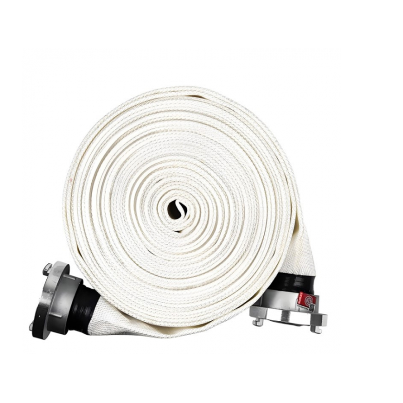 Pachet  Pompa apa murdara din fonta DDT rosie WQD10 cu plutitor, 1100 W, 15 m³/h + Furtunul de pompier 2'' 20 m, 8 bari, cu cuple