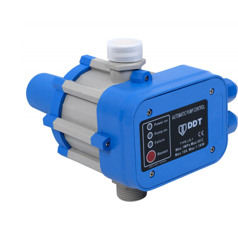 Pachet Pompa de suprafata, DDT, JET100L, 1500 W, Fonta, Bobinaj 100% cupru + Presostat electronic automat DDT LS1, 1.1kW, 10 bar