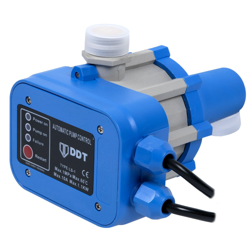 Pachet Pompa de suprafata, DDT, JET100L, 1500 W, Fonta, Bobinaj 100% cupru + Presostat electronic automat DDT LS1, 1.1kW, 10 bar