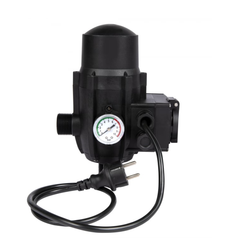 Pachet  Pompa submersibila de mare adancime, DDT, 4SDM3-20, 2500 W, 20 turbine, 12 m³/h Inox, 30 m cablu + Presostat electronic automat DDT, LS-4