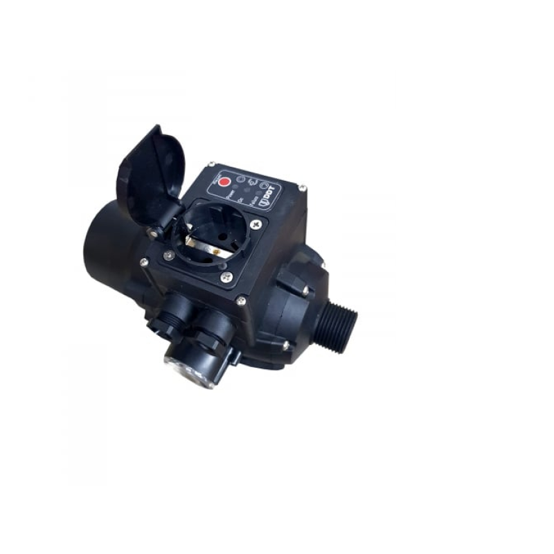 Pachet  Pompa submersibila de mare adancime, DDT, 4SDM3-20, 2500 W, 20 turbine, 12 m³/h Inox, 30 m cablu + Presostat electronic automat DDT, LS-4