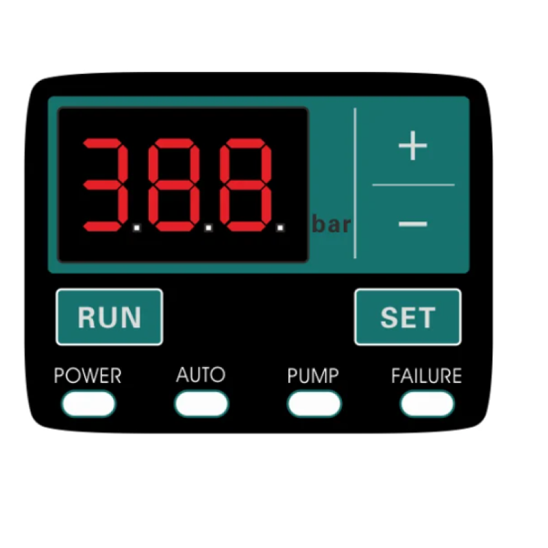 Pachet Pompa submersibila de mare adancime, DDT, 4SDM3-7, 1500 W, 7 m³/h, 7 turbine, Inox, 30 m cablu + Presostat electronic inteligent digital reglabil DDT