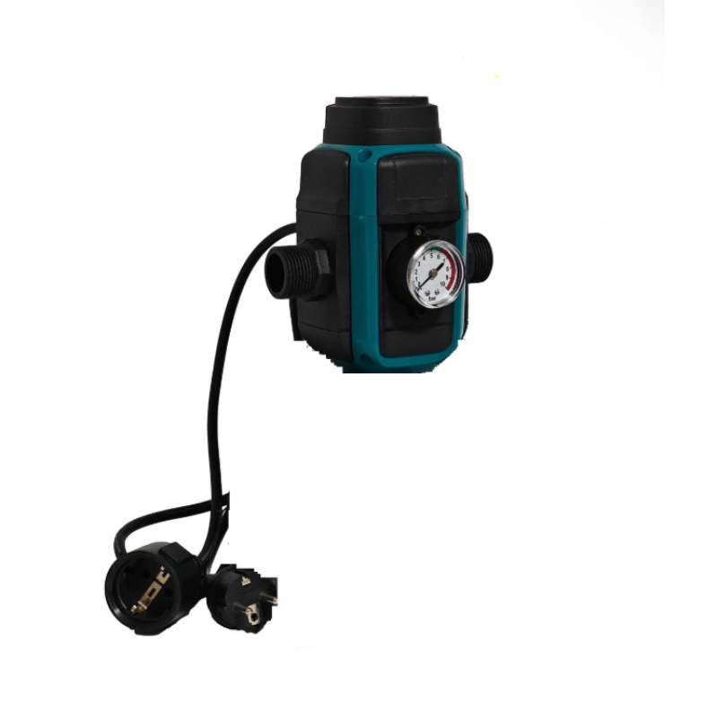 Pachet Pompa submersibila de mare adancime, DDT, 4SDM3-7, 1500 W, 7 m³/h, 7 turbine, Inox, 30 m cablu + Presostat electronic inteligent digital reglabil DDT