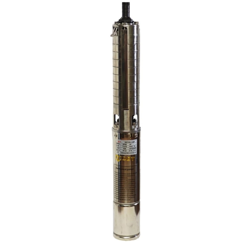 Pompa submersibilă de adâncime DDT 4SP5/8 – 1.5 kW, 2 CP, 7 m³/h, 70 m inaltimea de refulare, 8 turbine inox cu panou de control, rezistenta la nisip