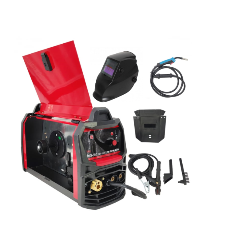 Pachet  Invertor/Aparat de sudura, DDT-2005, cu rola sarma si electrod/gaz, MIG/MMA DDT PROFESSIONAL, 350, Sarma de sudura + Masca de sudura cu cristale