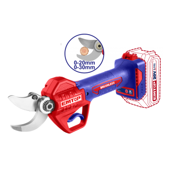 Pachet  Foarfeca electrica pentru vie + Trimmer gard viu + 1 acumulator cu incarcator