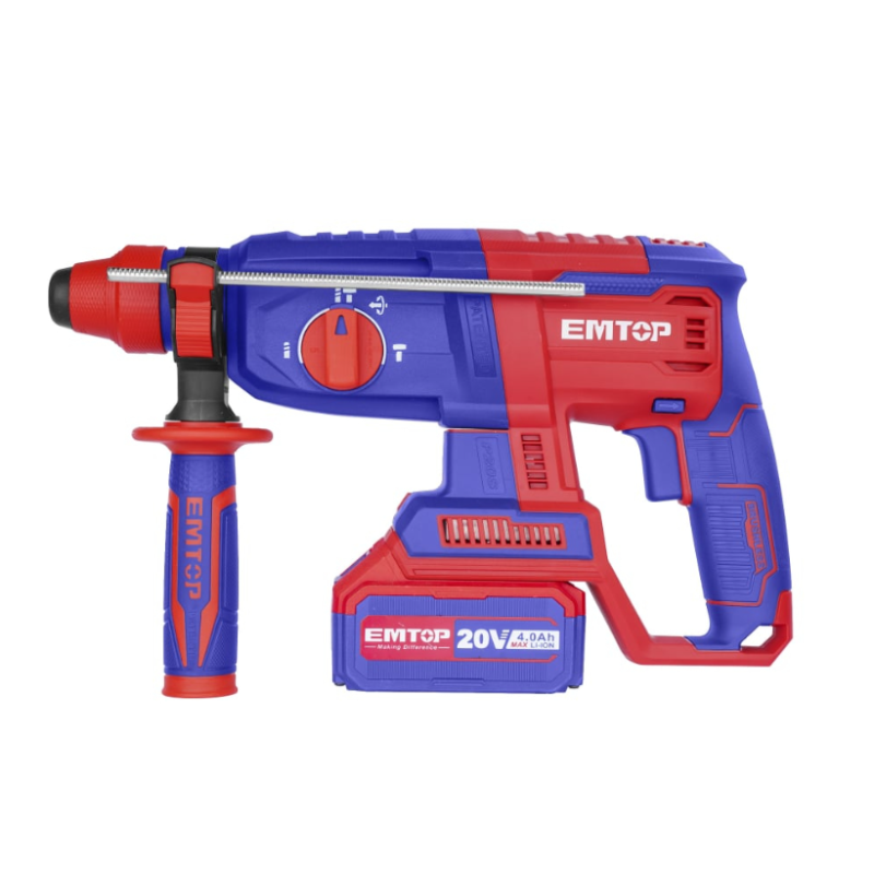 Pachet  Fierastrau circular+ Suflanta aer cald (feon) + Ciocan rotopercutor, 26mm, 4 accesorii + 2 acumulatori 4.0AH