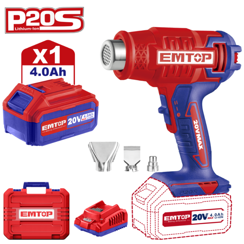 Pachet  Fierastrau circular+ Suflanta aer cald (feon) + Ciocan rotopercutor, 26mm, 4 accesorii + 2 acumulatori 4.0AH