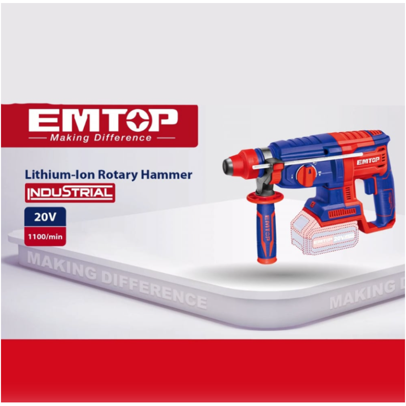 Pachet  Fierastrau circular+ Suflanta aer cald (feon) + Ciocan rotopercutor, 26mm, 4 accesorii + 2 acumulatori 4.0AH