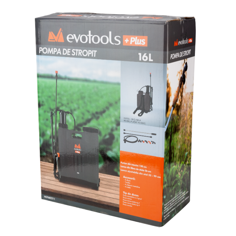 Pompa de Stropit 16 L PE Evotools  PLUS 2035