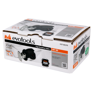 Cap Ferastrau Sabie MT20 Evotools pentru Masina de Insurubat Multifunctionala Brushless fara Acumulator si Incarcator MAX 20V ONE EPTO