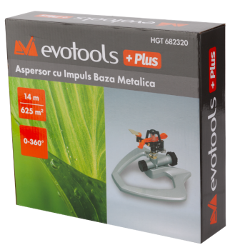 Aspersor Evotools  cu Impuls Baza Metalica PLUS 