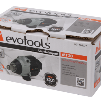 Cap de Impact Evotools 1/2 MT20 pentru Masina de Insurubat Multifunctionala Brushless fara Acumulator si Incarcator MAX 20V ONE EPTO