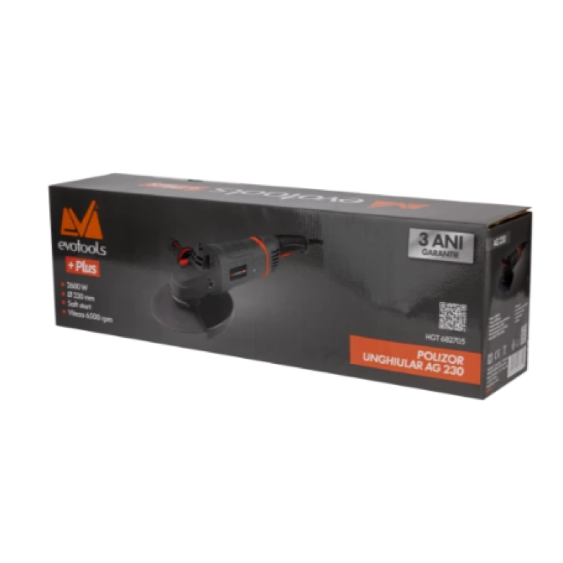 Polizor Unghiular Evotools  AG 230 2600W EPTO PLUS