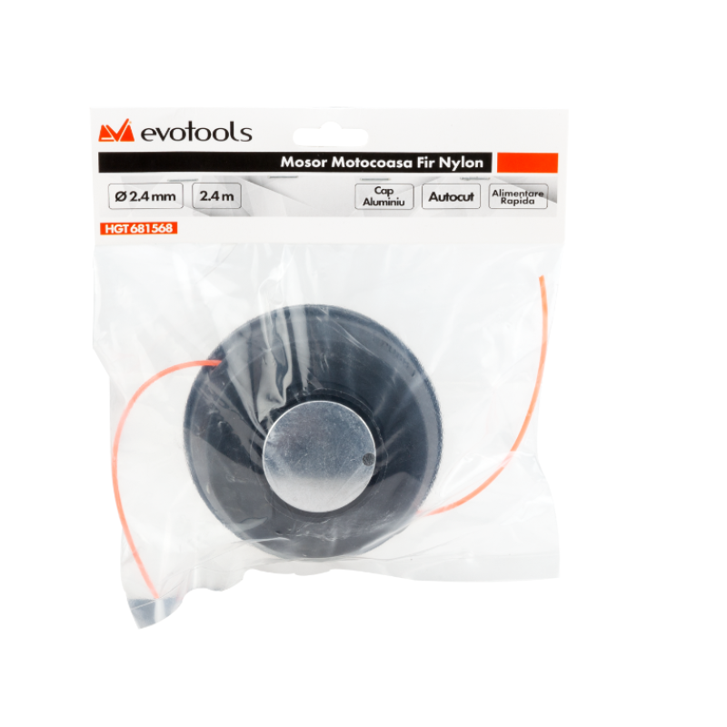 Mosor Motocoasa Fir Nylon cu Alimentare Rapida 1159  Evotools